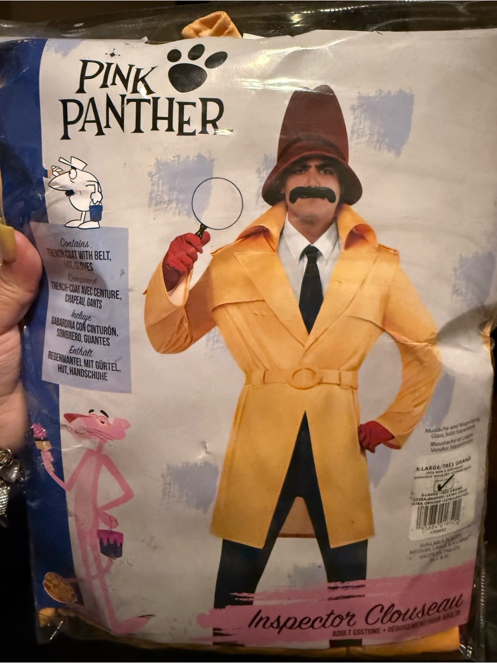 Rubies Adult Pink Panther Inspector Clouseau Costume